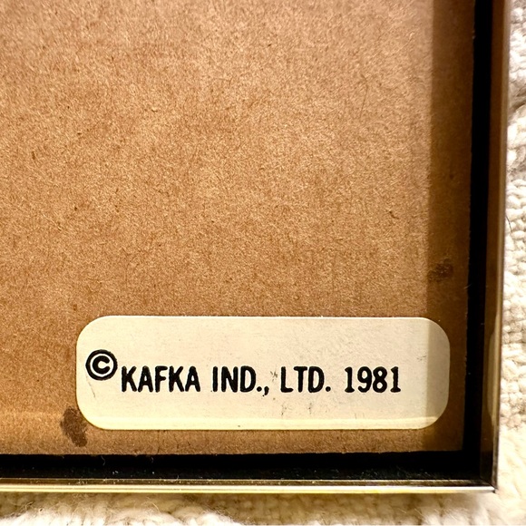 Vtg 1981 Gold Framed
8x10 Pink Roses Foil Art
Numbered Limited Rare
Find Kafka - Picture 9 of 14